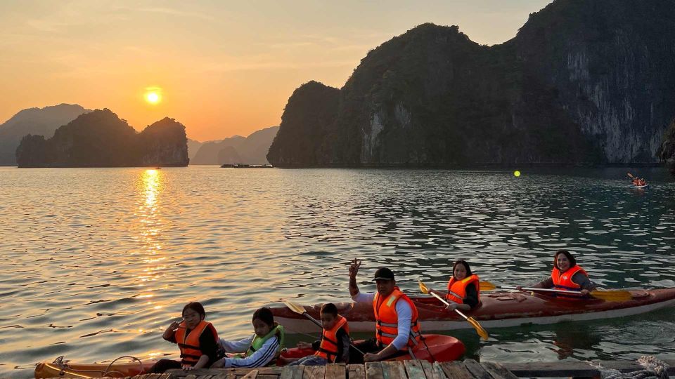 Sunset on Lan Ha Bay - Key Points