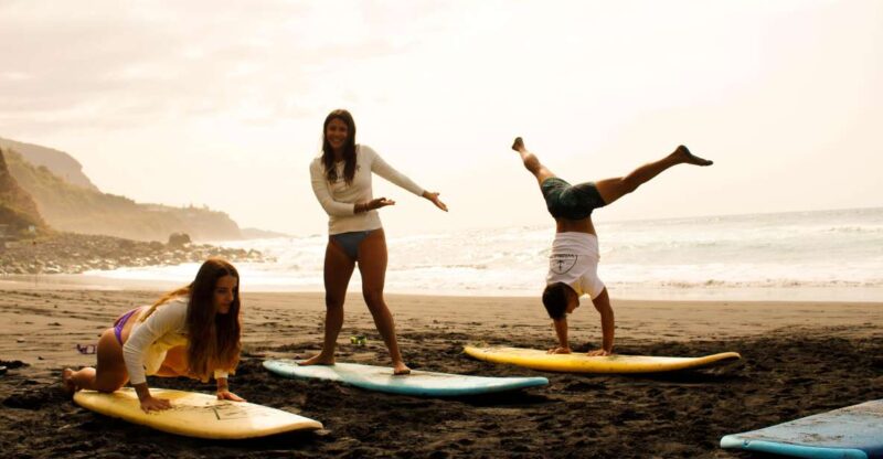 Surf Class in Tenerife South - Key Points