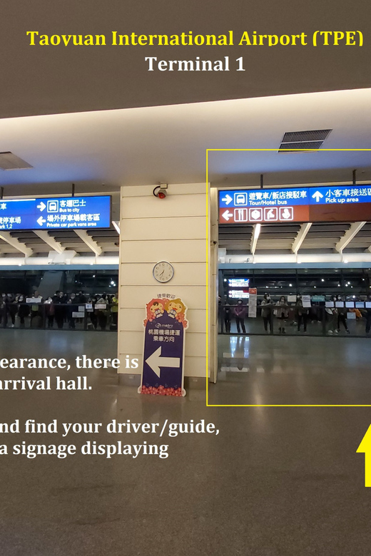 Taipei Private Airport Arrival/Departure Transfer - Key Points