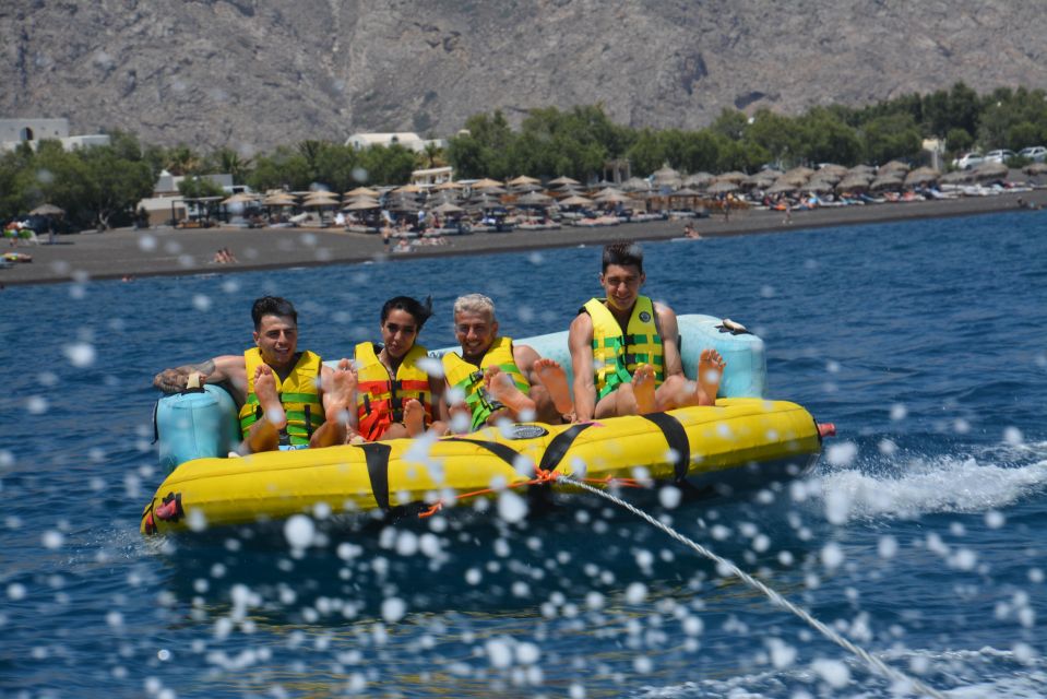 Thrill Waves Tubing at Perivolos Beach, Santorini - Key Points