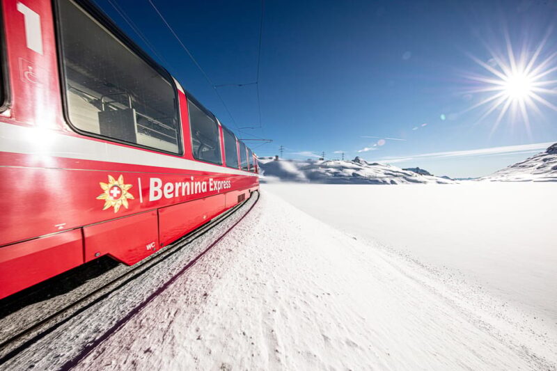 Tirano: Bernina Express Scenic Train To/From St. Moritz - Key Points