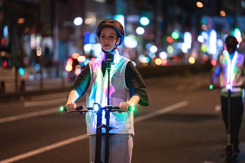 Tokyo E-Scooter Night Tour With Tokyo Tower Admission - Tour Overview