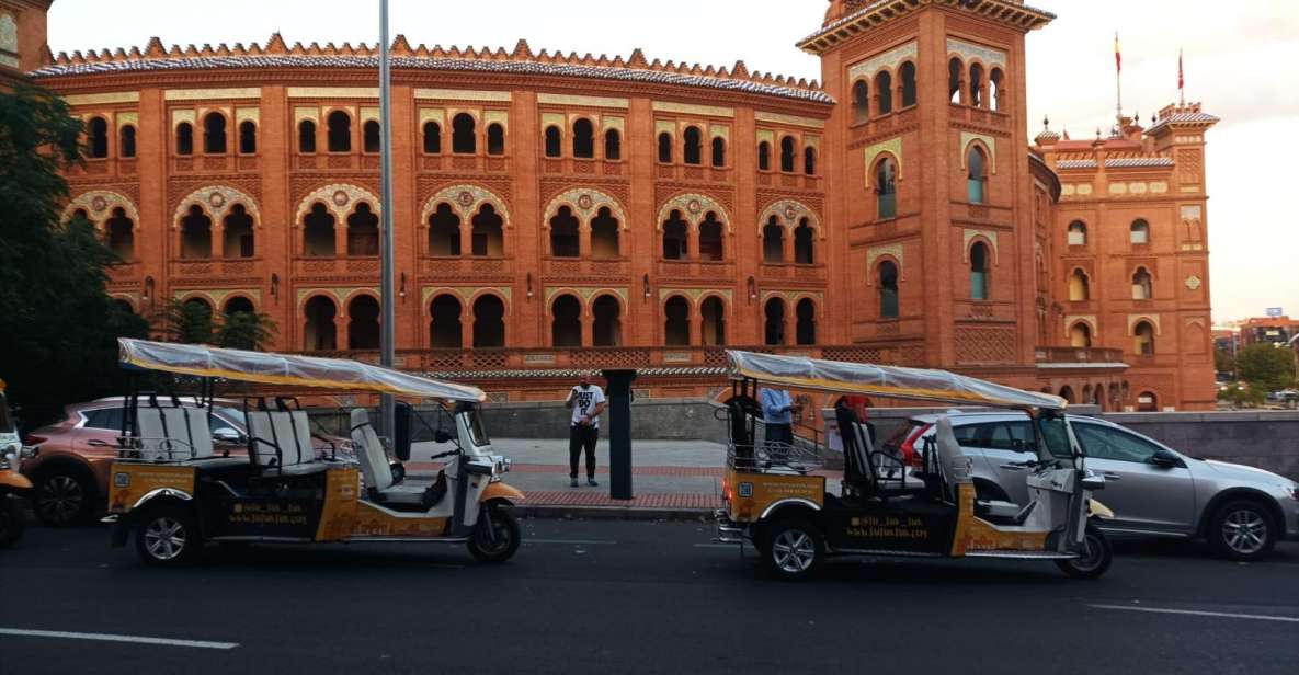 Tour With Private Guide in Tuk Tuk Through Madrid Torero - Key Points