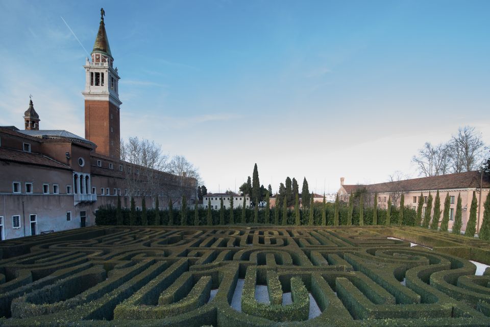 Venice: Borges Labyrinth Experience on San Giorgio Island - Key Points