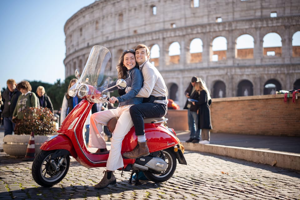 Vespa Tour in Rome With Pick up and Drop off (City Center) - Key Points