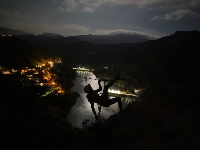 Via Ferrata El Chorro Under the Full Moonlight - Key Points