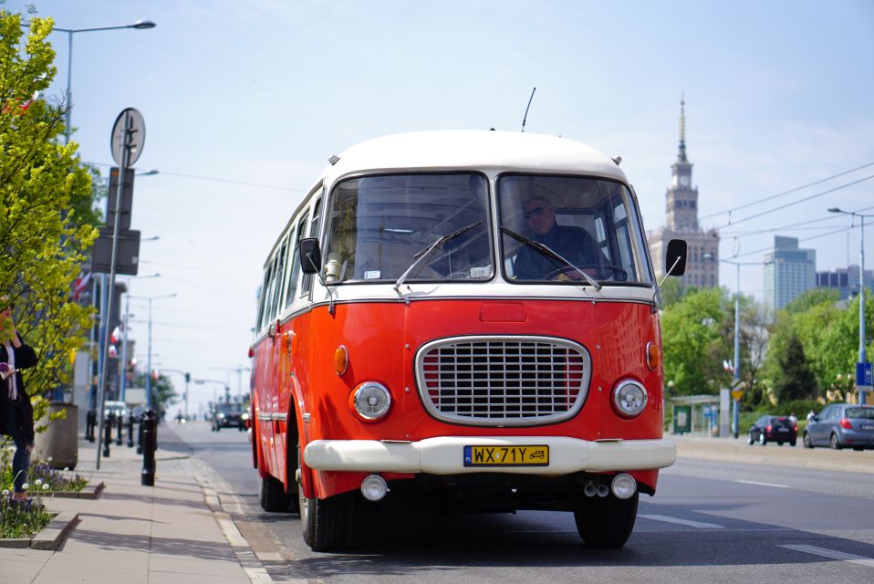 Warsaw: Highlights Guided Retro Bus Tour - Good To Know