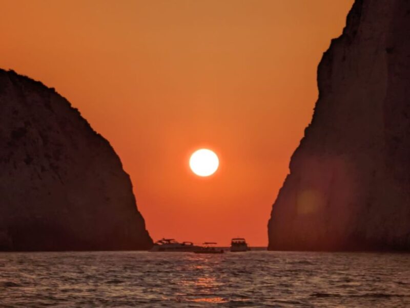 Zakynthos: Mizithres Sunset Cruise With Swimming & Turtles - Key Points