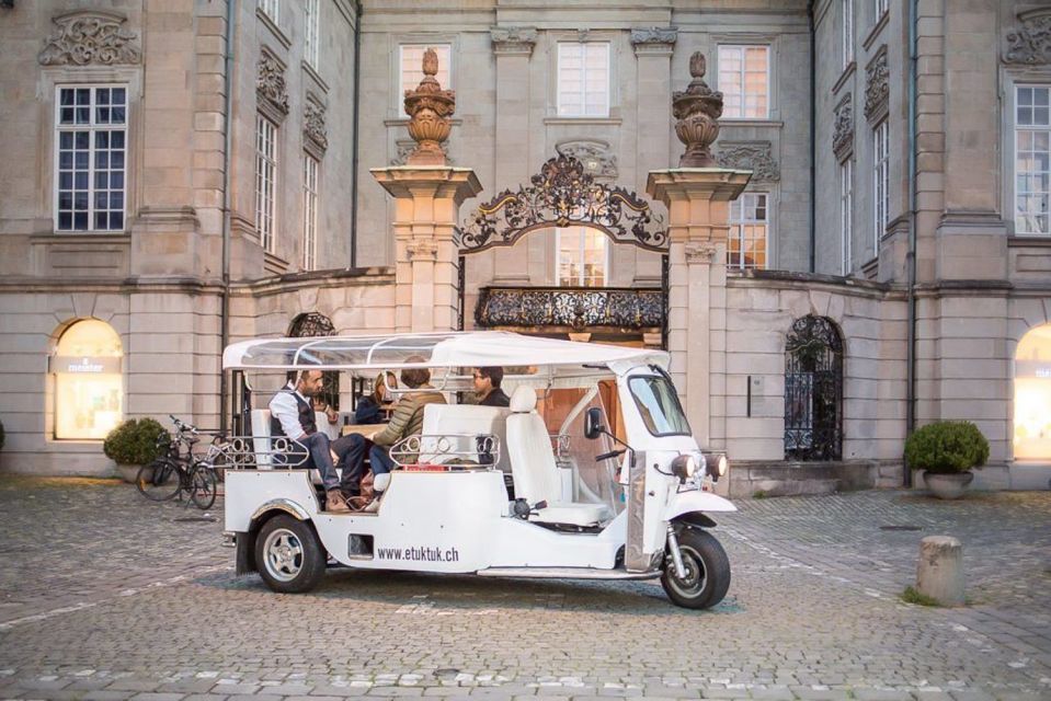 Zurich: Private E-Tuk-Tuk City Tour With Chocolate Fondue - Good To Know