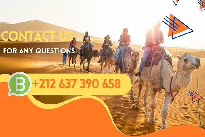 1 Night in Desert Merzouga With Camel Trek - Erg-Chebbi, Morocco - Good To Know