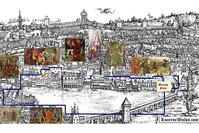 1.5-Hour Small-Group Nightwatchman Walk in Medieval Lucerne