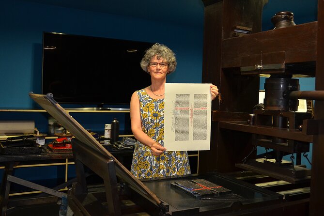 1 Hour Private Guided Tour: Gutenberg Museum Mainz