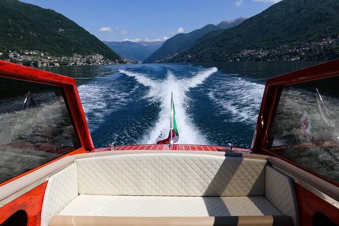 1 Hour Private Wooden Boat Tour on Lake Como 10 Pax