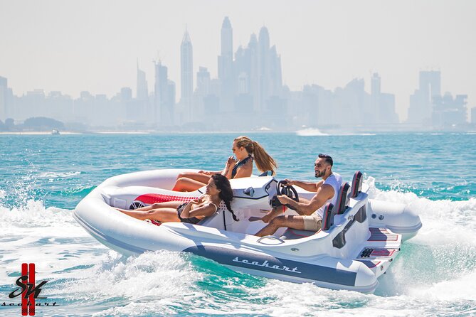 120 MINUTES Dubai Private Self-Drive SeaKart Jet Ski Boat Tour