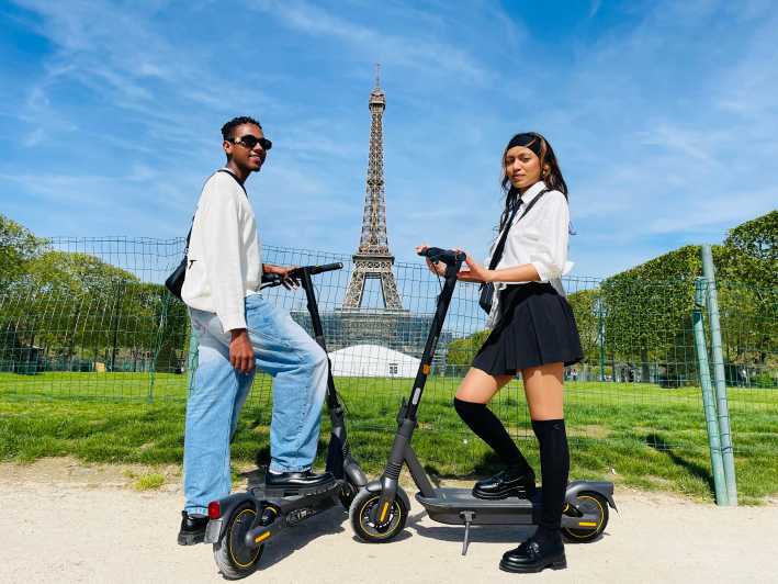 2H VIP Paris Private E-scooter Tour - Tour Overview