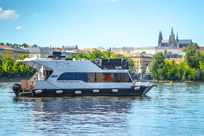 3 Hours Prague Private Boat Cruise Beer or Prosecco Unlimited