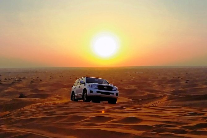 Abu Dhabi Desert Safari 4×4, BBQ Dinner, Camel Ride