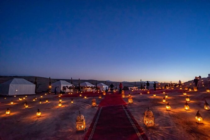 Agafay Desert: Dinner + Show With Quad Bike & Sunset Camel Ride