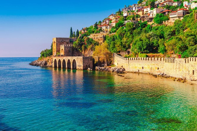 Alanya Catamaran Boat Tour With Sunbathing Swimming & Snorkelling