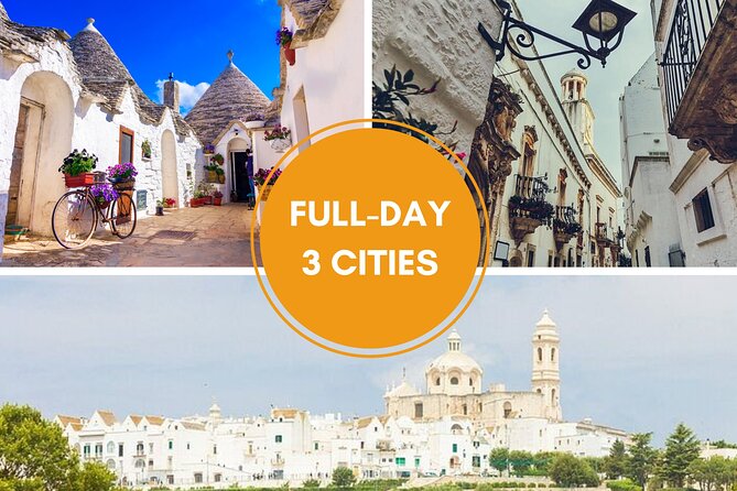 Alberobello, Martina Franca and Locorotondo Day Trip From Bari