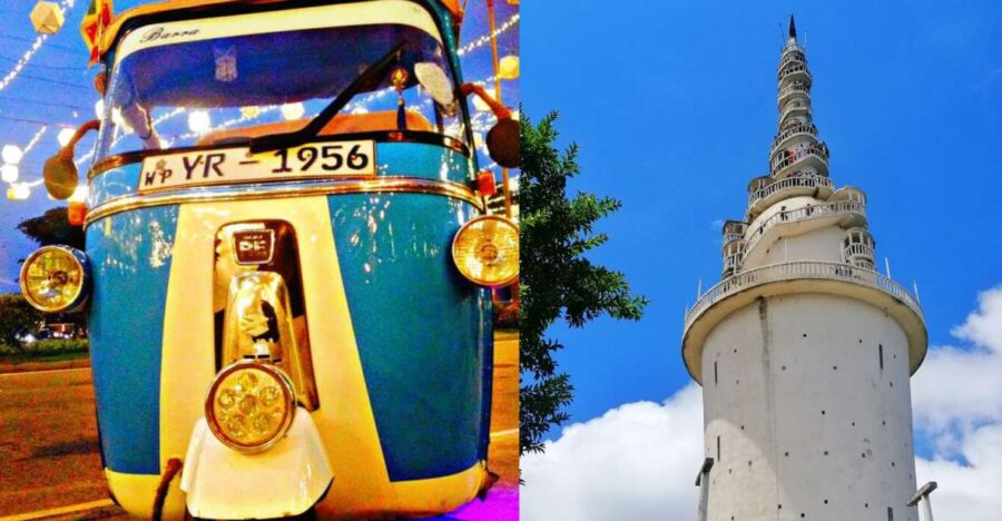 All Inclusive Ambuluwawa Tower & Kandy City Tour by TukTuk