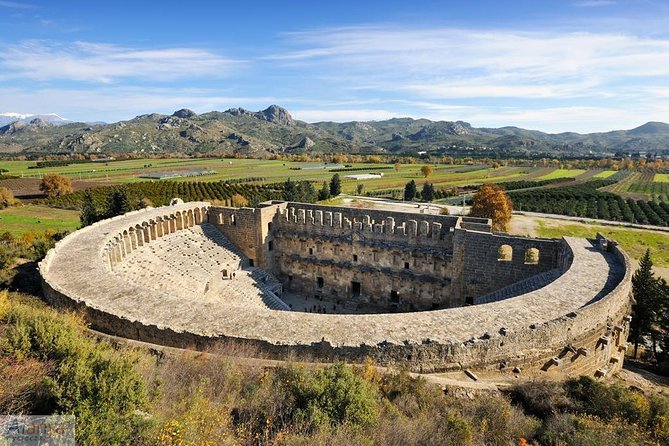 Ancient Cities of Side and Aspendos and Manavgat Waterfall From Alanya