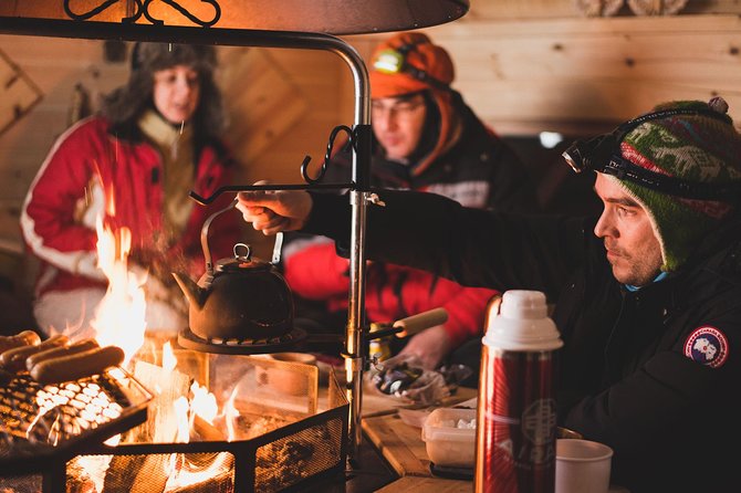 Arctic Lake Aurora Hunt, in a Cozy Lappish Tipi