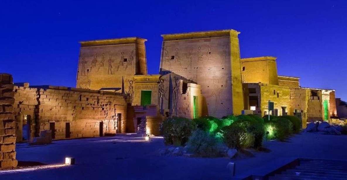 Aswan: Philae Temple Sound & Light Show With Entrance Fees - Overview of the Sound and Light Show