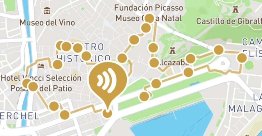 Audioguide City Walk Malaga for Cruises (German & English)