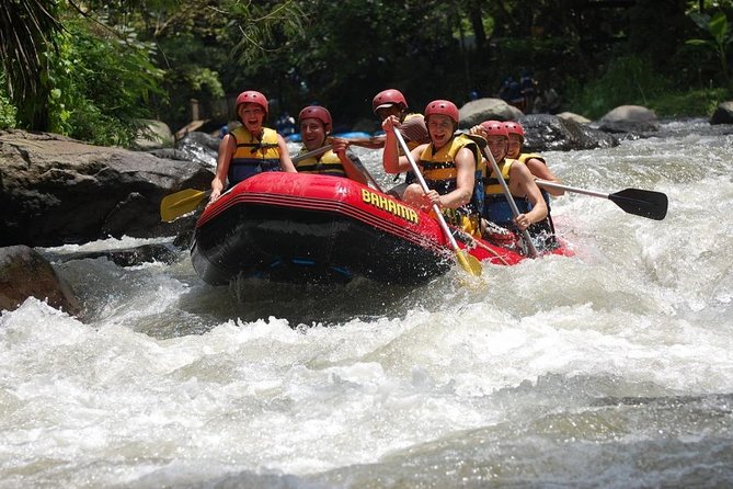 Bali Rafting + Rice Terrace + 1,5Hrs Balinese Massage + Lunch
