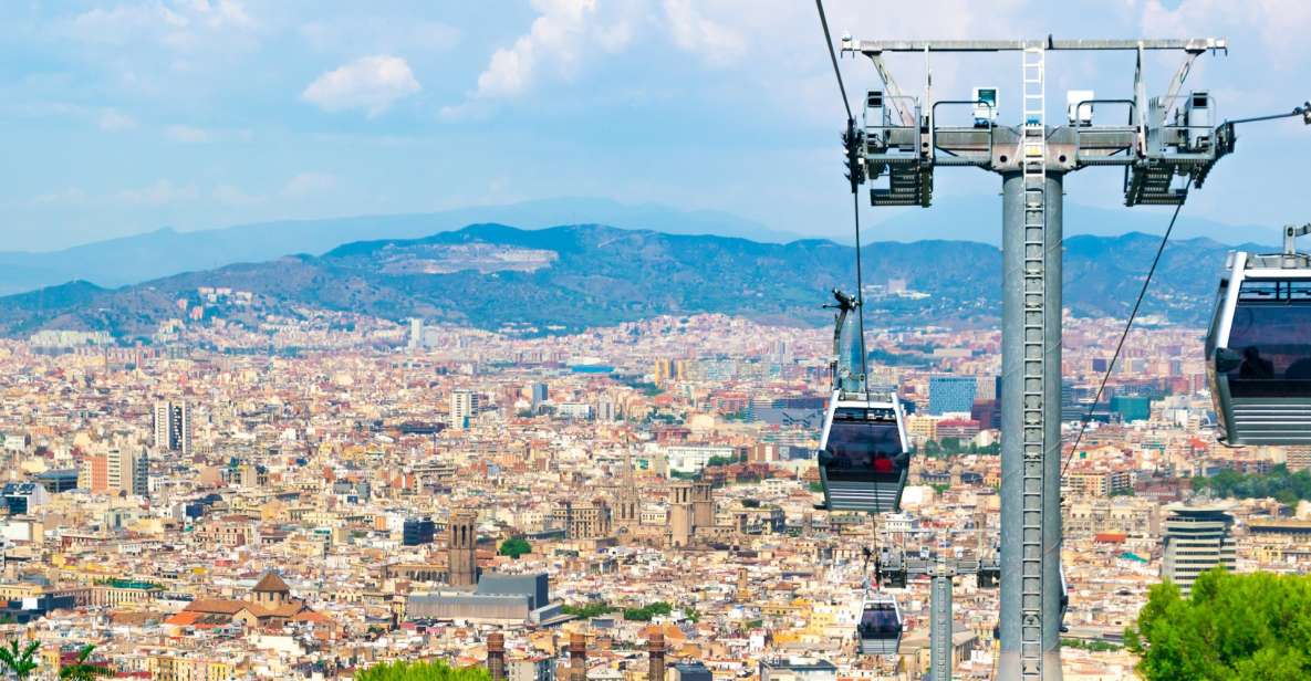 Barcelona: Montjuïc Cable Car Ticket With Audio Guide - Ticket Information and Pricing