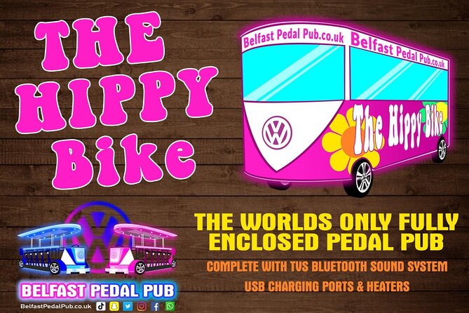 Belfast: Pedal Pub 10-Seater Tour
