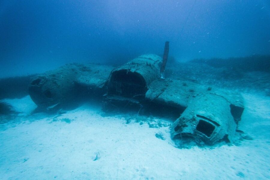 Boat for Scuba Divers. Airplanes and Coral Gardens Dive - Overview of the Dive Experience