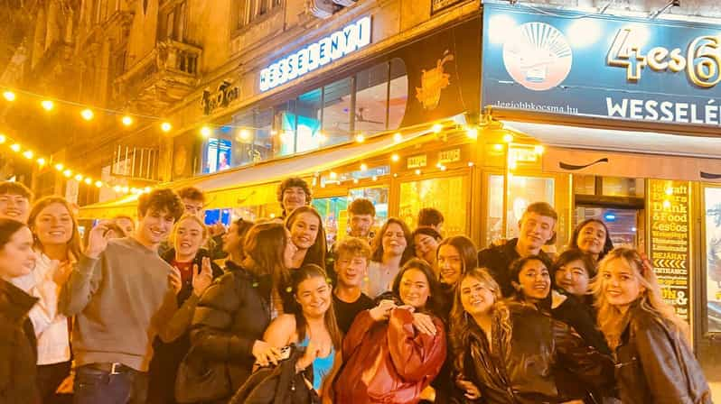 Budapest: Guided Bar Crawl With 1 Hour Open Bar and Shots - Activity Overview