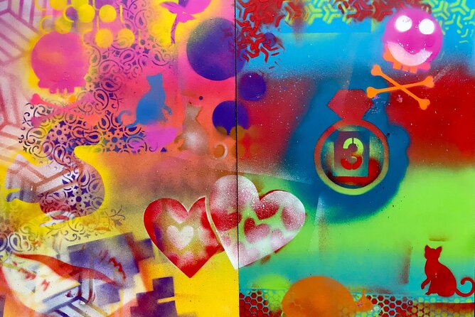 BYOB Spray Paint and Sip Workshop in Atlanta - Workshop Highlights