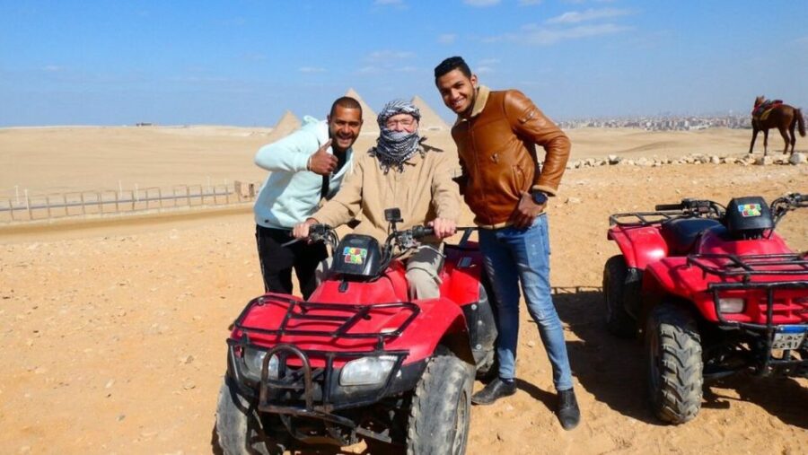 Cairo: Private Quad Bike Desert Tour With Pyramids & Sunset