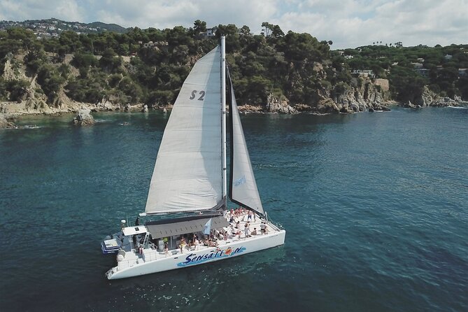 Catamaran Departure in a Young Atmosphere