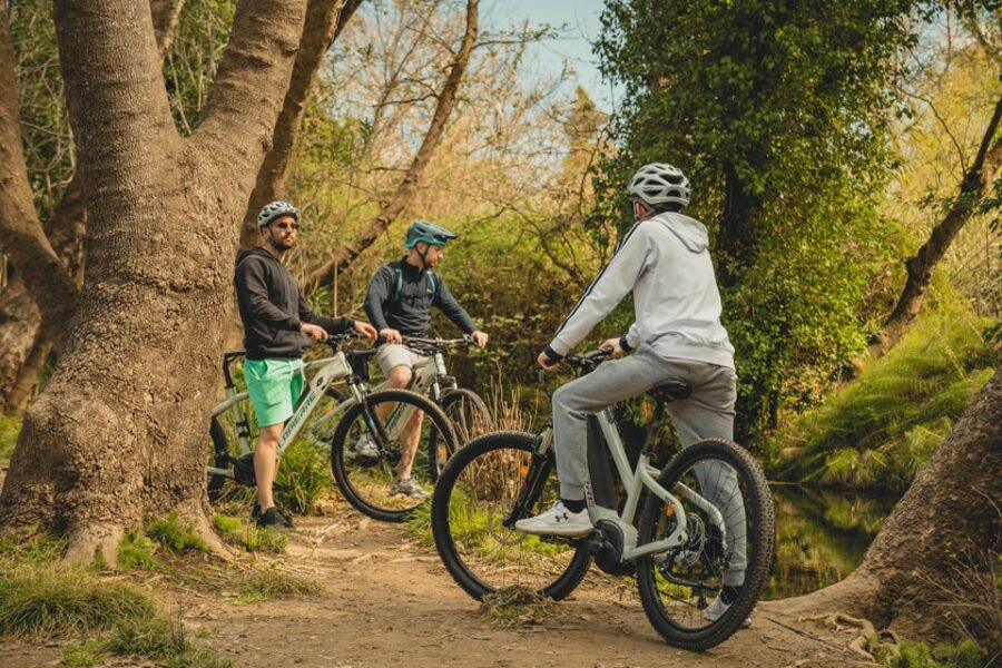 Chania: E-Bike Tour From Platanias-Agias Lake and Vatolakos
