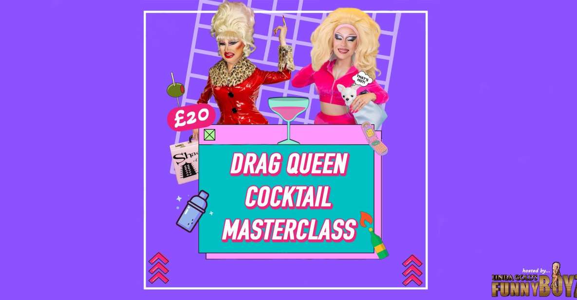 COCKTAIL MASTERCLASS Hosted by Drag Queens | Funnyboyz - Unique Cocktail-Making Experience