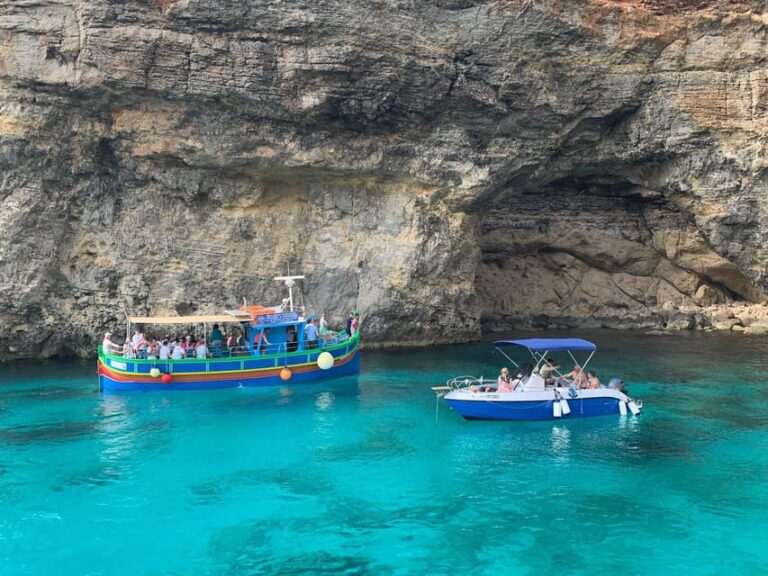 Comino: Private Boat Tour With Snorkeling Activities & Caves