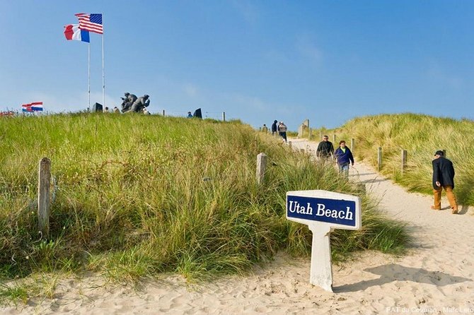 D-Day Private Tour Omaha + Utah Beach From Caen With Audio Guide