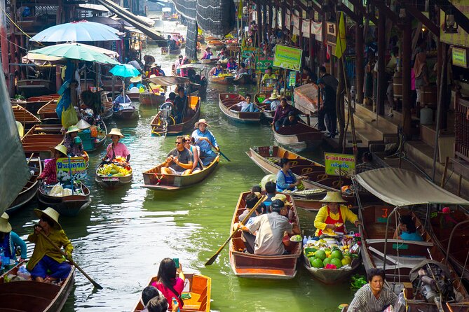 Damnoen Saduak Floating Market & Maeklong Railway From Bangkok