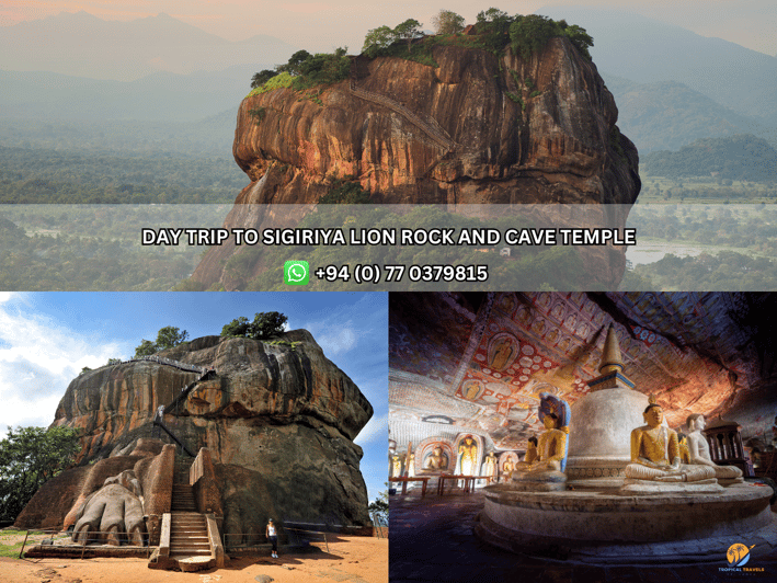 Day Tour From Kandy:Explore Sigiriya Lion Rock & Cave Temple - Tour Overview