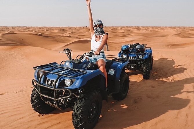 Desert Safari With 30 Minutes Quad Biking on High Red Dunes (Complete Package) - Itinerary Highlights