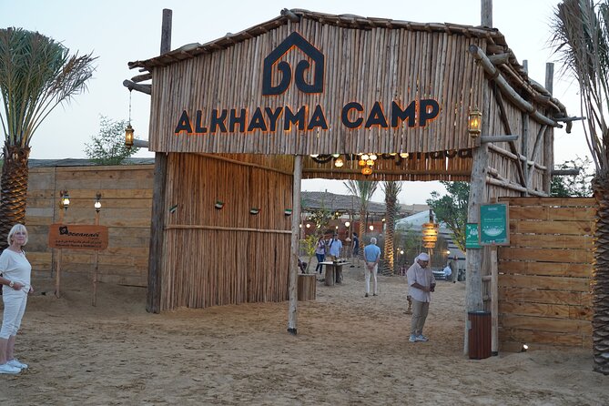 Dubai Al Khayma Camp Experience With BBQ Dinner and Transfers