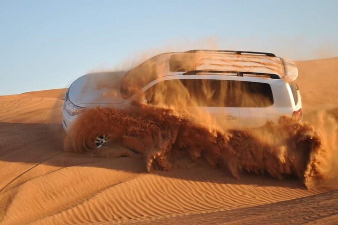 Dubai4x4 Evening Desert Safari,Camel Ride,4 Live Shows,BBQ Dinner
