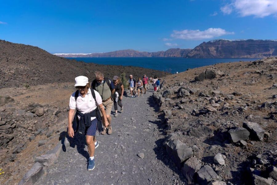 Fira: Sunset Cruise With Volcano Hike, Hot Springs & Wine - Good To Know