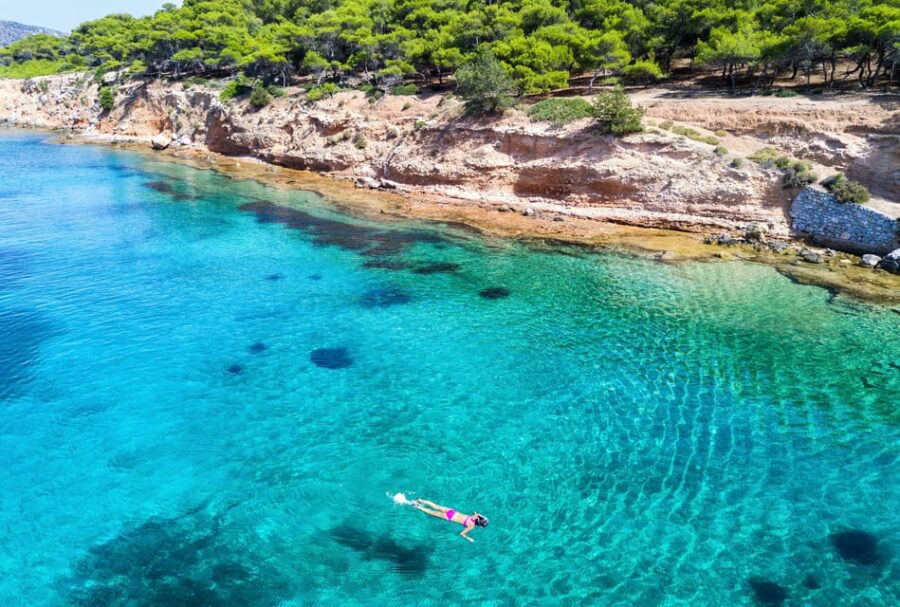 From Athens: Private Boat Cruise in Aegina & Agistri