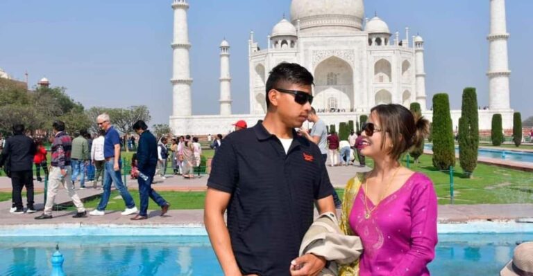 From Delhi: Taj Mahal Sunrise and Agra Fort Tour With Guide