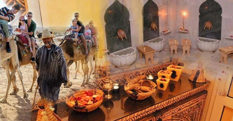 From Marrakech: Camel Ride & Spa Hammam Full-Day Trip